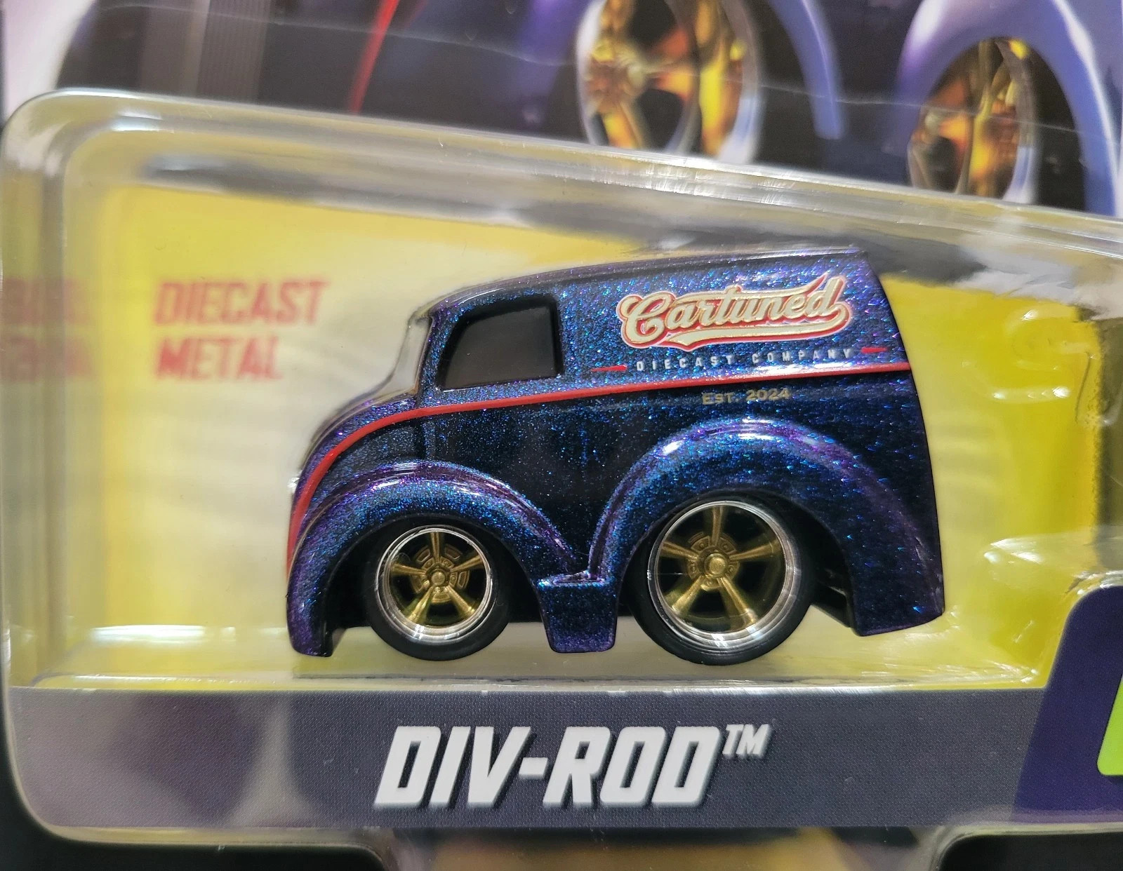 Car Tuned Series 10 Hot Rod Way Div-Rod #01 Blue Metallic 2026 CARTUNED NEW