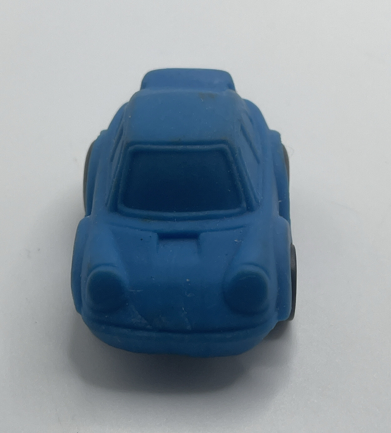 PORSCHE 930 BLUE RUBBER/PLASTIC PULL BACK FRICTION SANRIO JAPAN VINTAGE