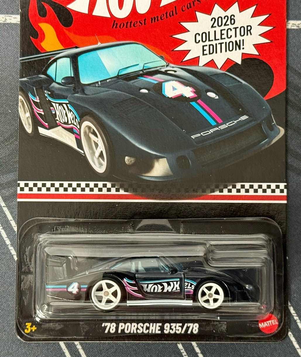 Hot Wheels 2026 Mail In Collector Edition ’78 Porsche 935 / 78 Ships w protector