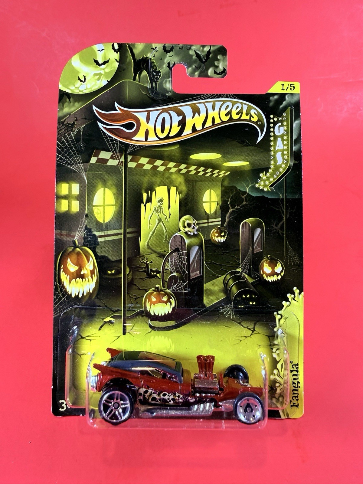 HOT WHEELS KROGER 2012 HAPPY HALLOWEEN 5 CAR SET BATMOBILE, GHOSTBUSTERS PLUS🔥