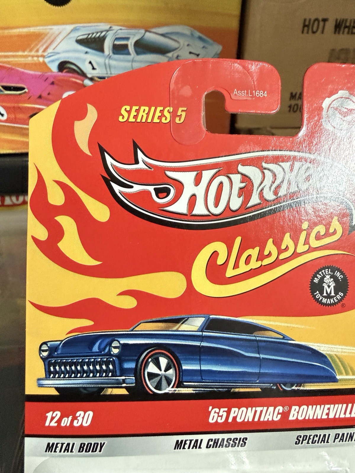 Hot Wheels Classics Series 5 ’65 Pontiac Bonneville, Red, BP