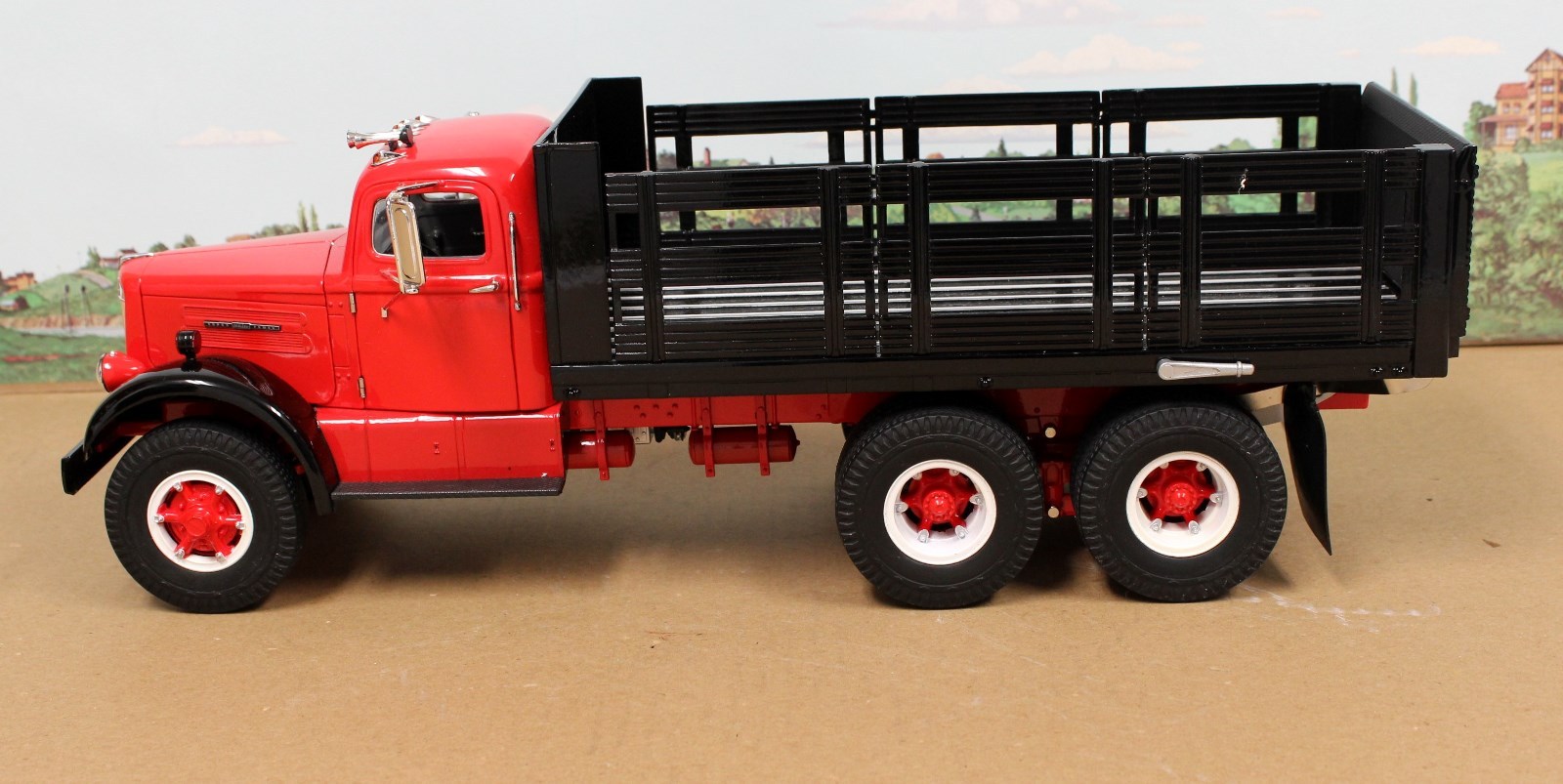 Fumby Street Motors 1957 White WC-22 Stake Truck 1:15 MIB Ltd Edition Red Black