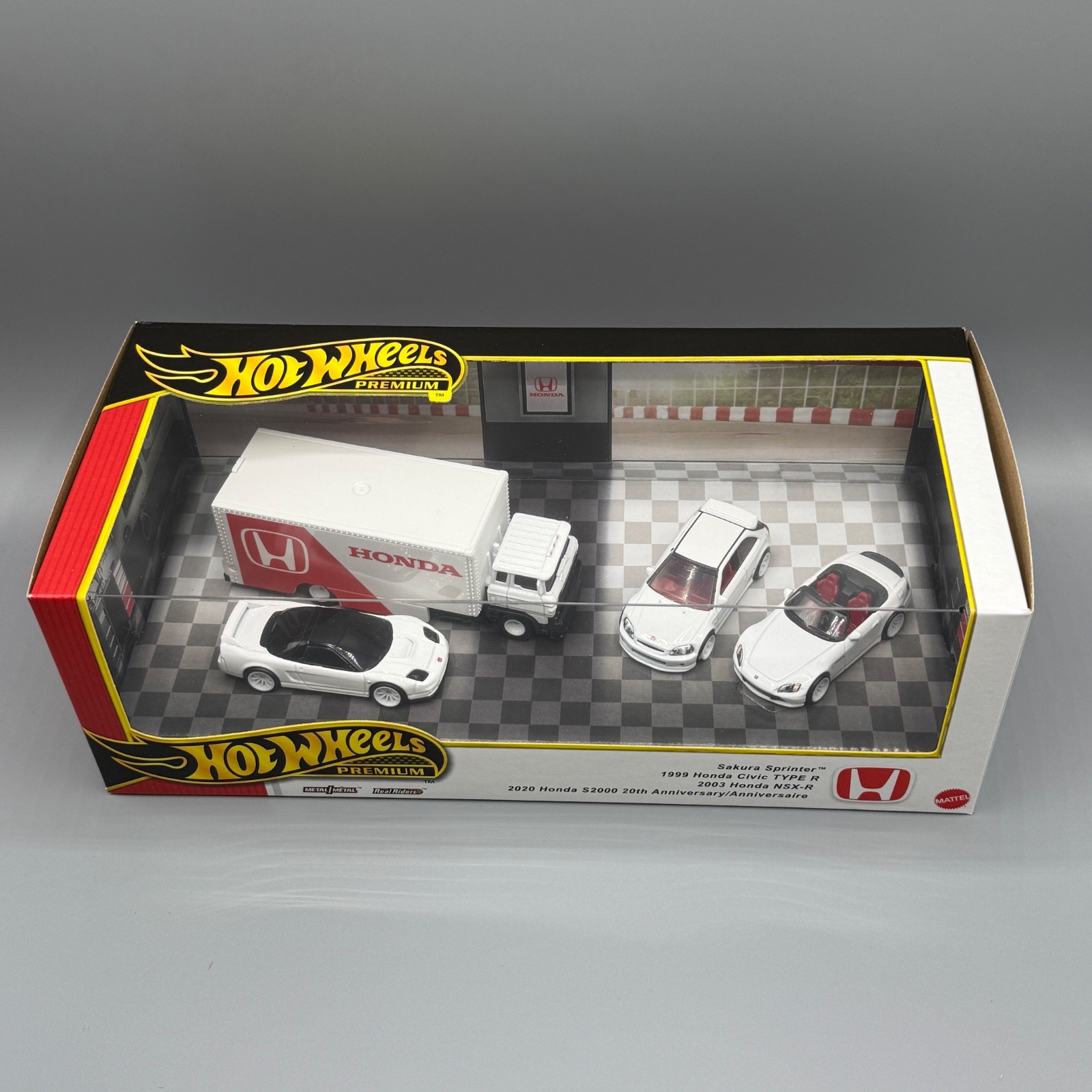 HOT WHEELS 2025 PREMIUM diorama garage HONDA CIVIC TYPE R s2000 NSX-R sprinter
