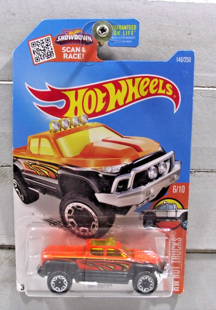 Hot Wheels HW Hot Trucks Orange Off-Duty Pickup Truck