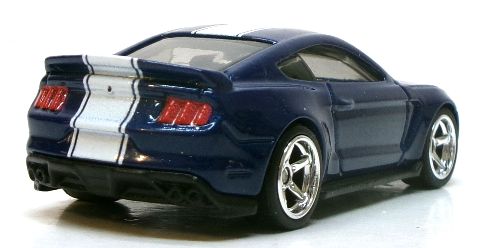 LOOSE 2023 HOT WHEELS PREMIUM DARK BLUE SHELBY GT350R WHEEL SWAP REAL RIDERS