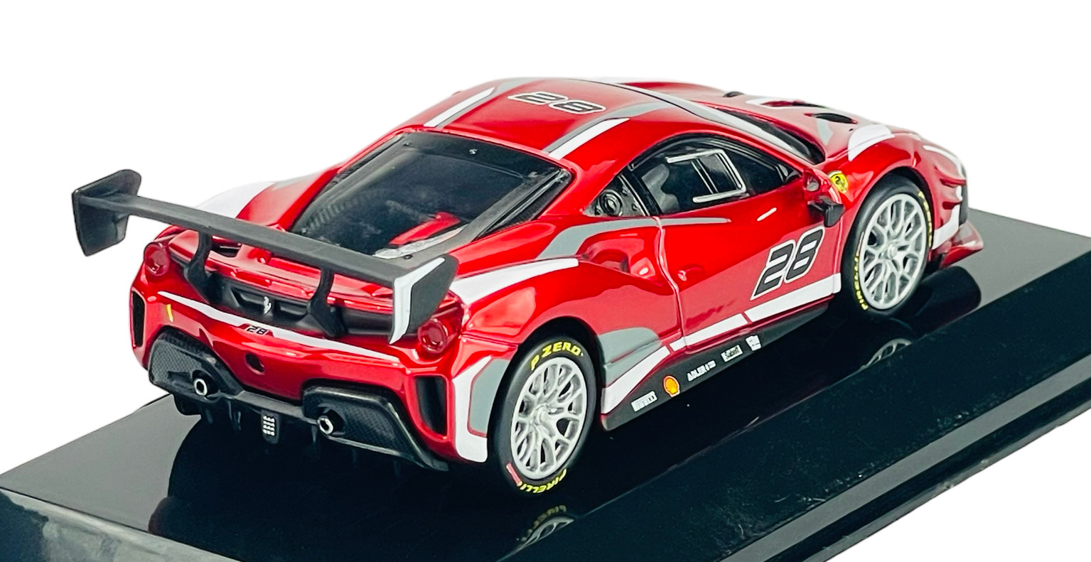BBURAGO 2020 FERRARI 488 CHALLENGE EVO SIGNATURE SERIES RED 1:43 NEW IN BOX