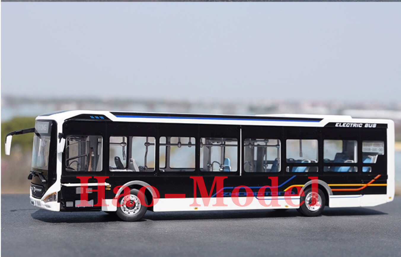 1:42 Zhongtong LCK6126EVGRA1 Bus Model Alloy Diecast Hobby Toys Collection White