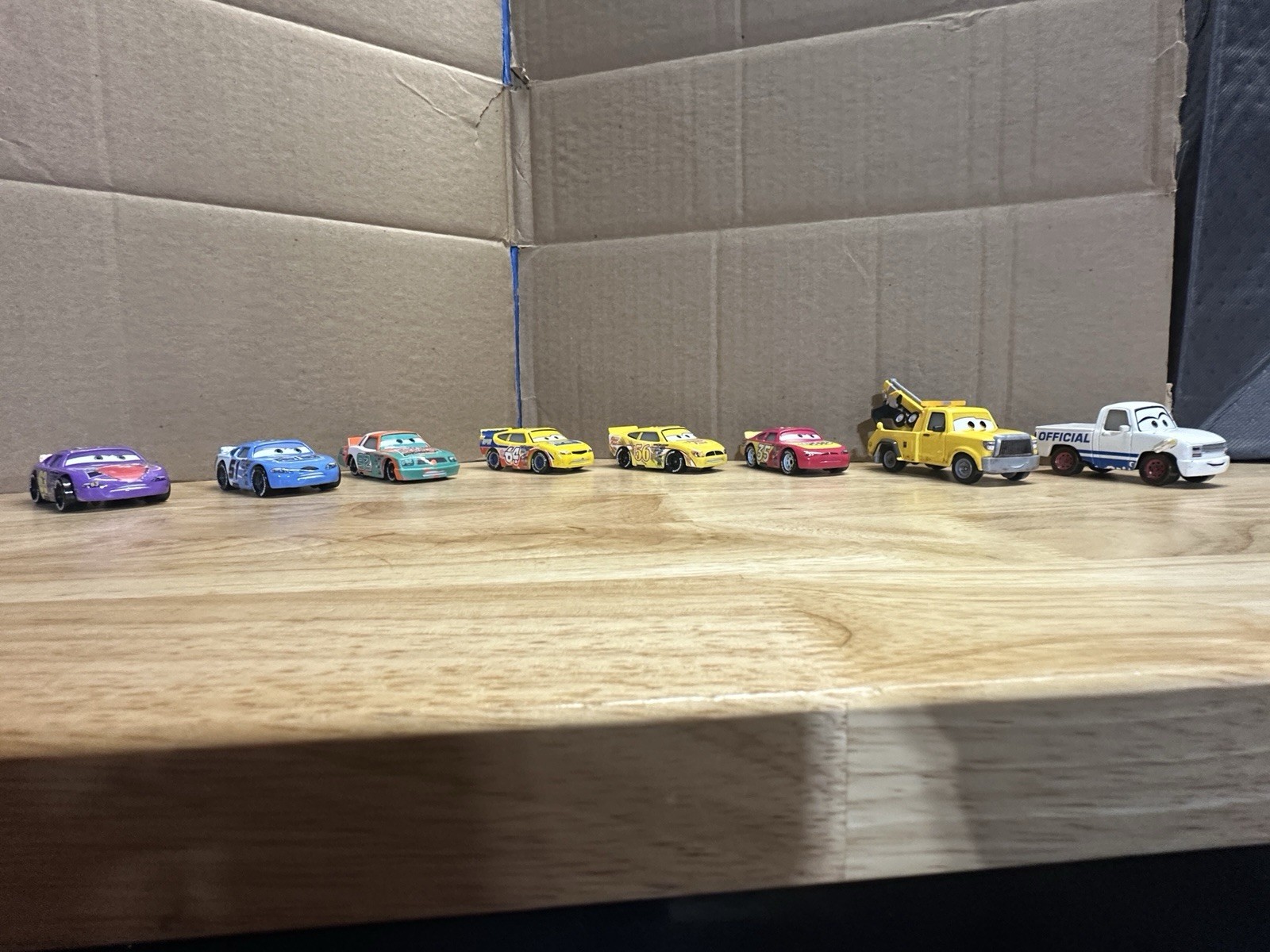 Disney Pixar Cars Diecast Lot of 8 Piston Cup Racers Mater RPM Shifty Drug 1:55