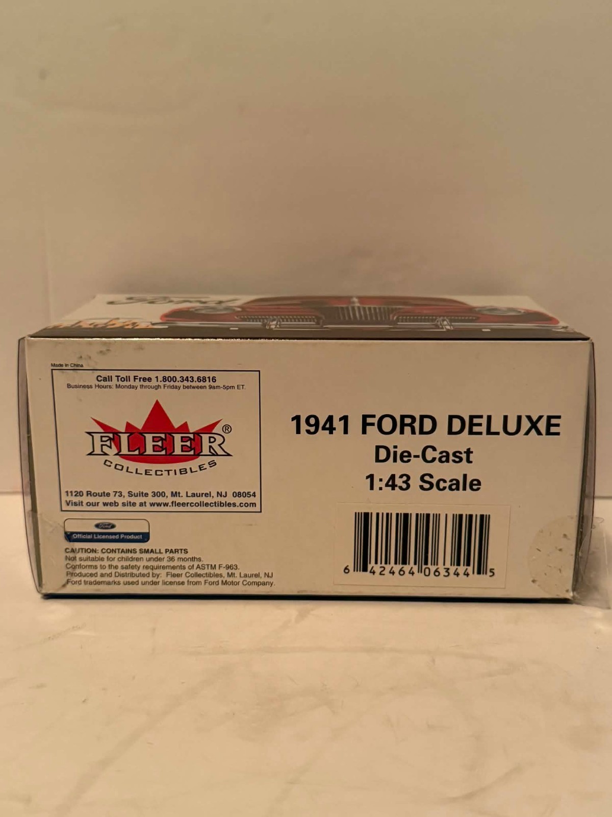 1941 Ford Two Door Sedan Fleer 1:43 Die-Cast in Box – PICK YOUR COLOR!!! NIB