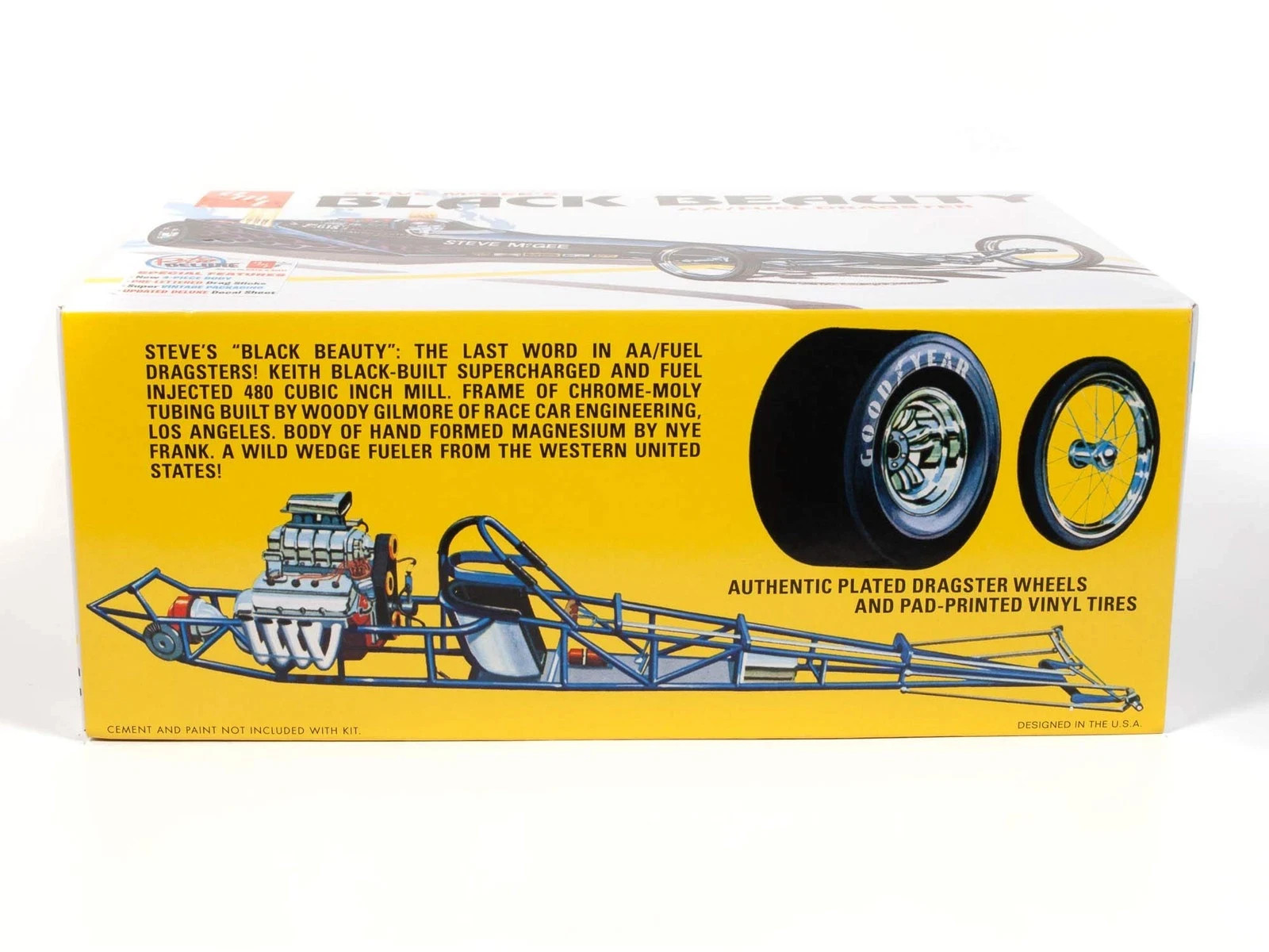 Steve McGee Black Beauty Wedge Dragster 1:25 Scale Plastic Model Kit