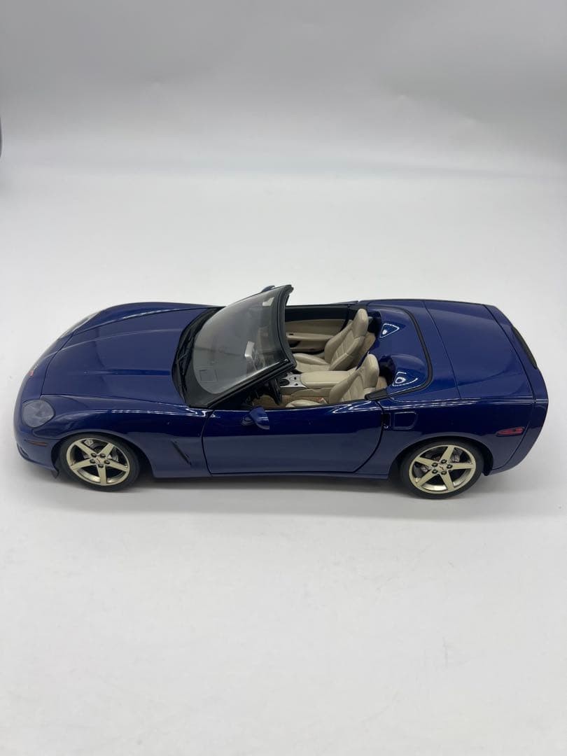 AUTOart Chevrolet Corvette C6 Convertible 1/18 Blue Box Display Collectible 15+