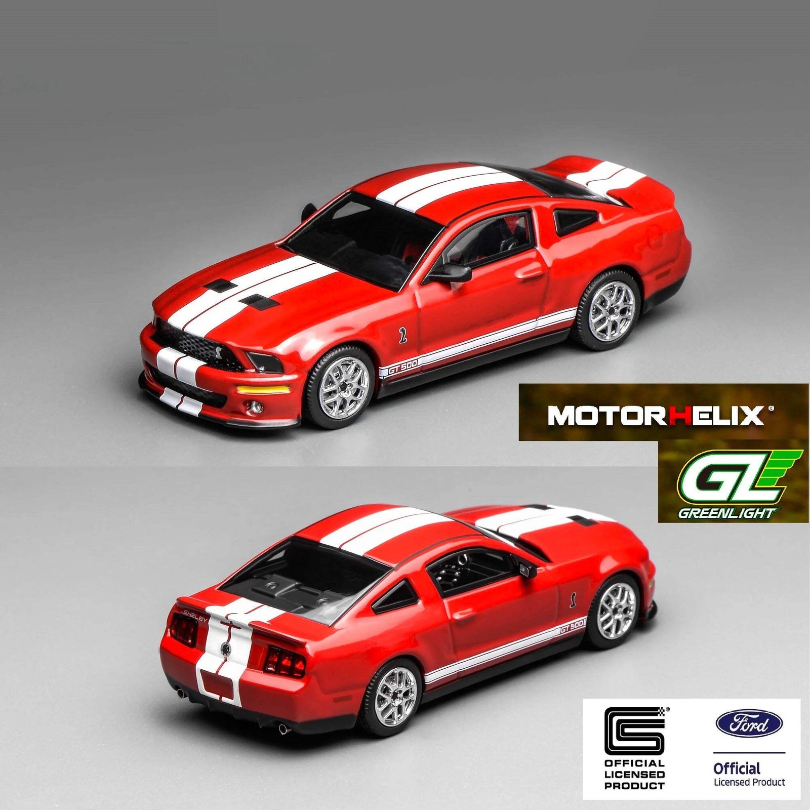 Motorhelix X Greenlight 1/64 Motorhelix X Greenlight 1/64 Ford Mustang Shelby GT