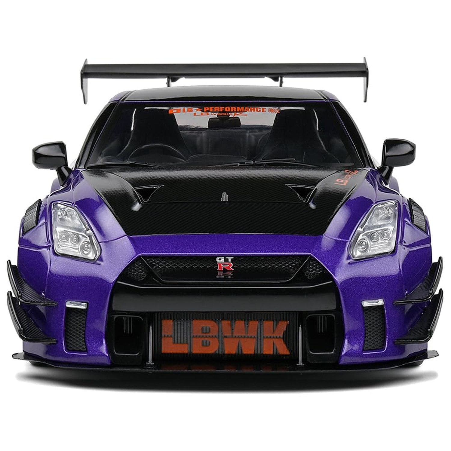 Solido 1:18 Scale Diecast – Nissan GT-R (R35) W/Liberty Walk Body Kit 2.0 Pur…