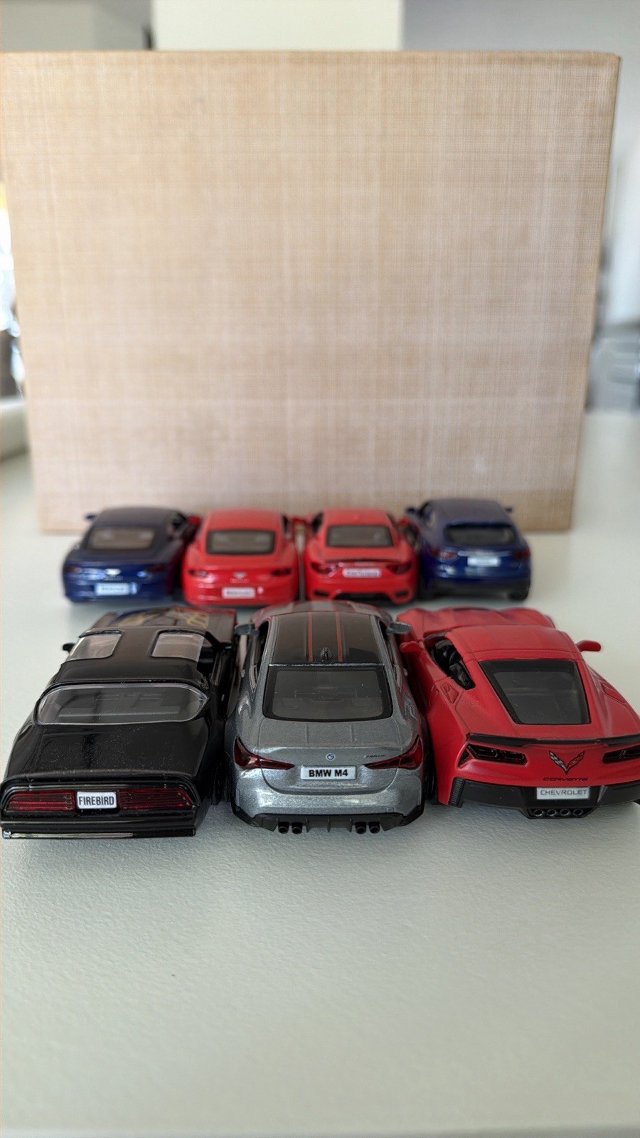 (7) RMZ City 1:36 Diecast Cars BMW M4 Firebird Corvette Maserati Bentley