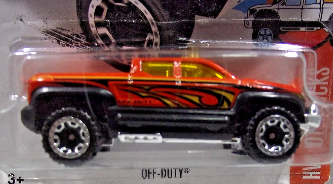 Hot Wheels HW Hot Trucks Orange Off-Duty Pickup Truck
