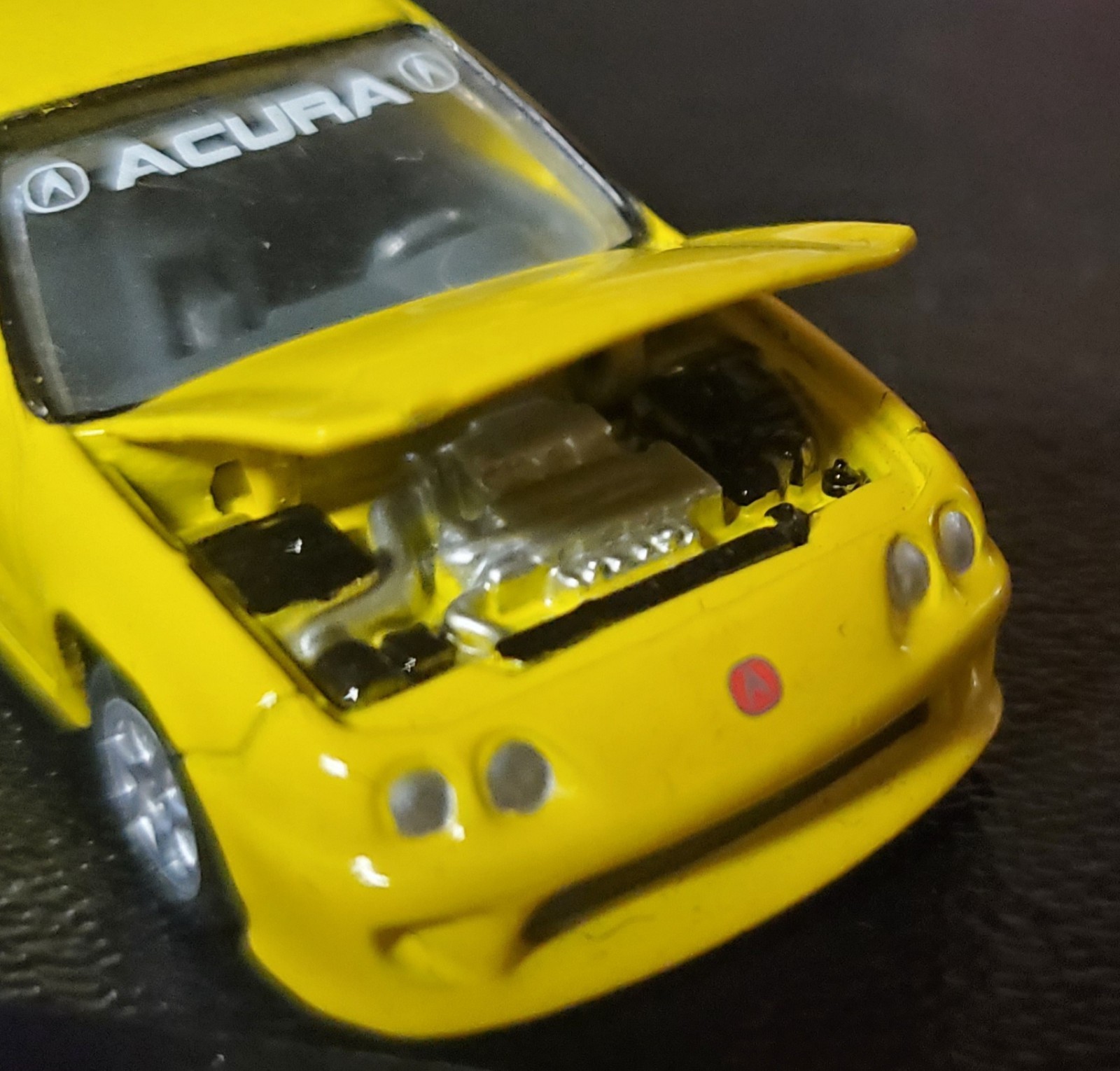Revell 1:64 Acura Integra Type R, Yellow, Loose – No Package – Honda