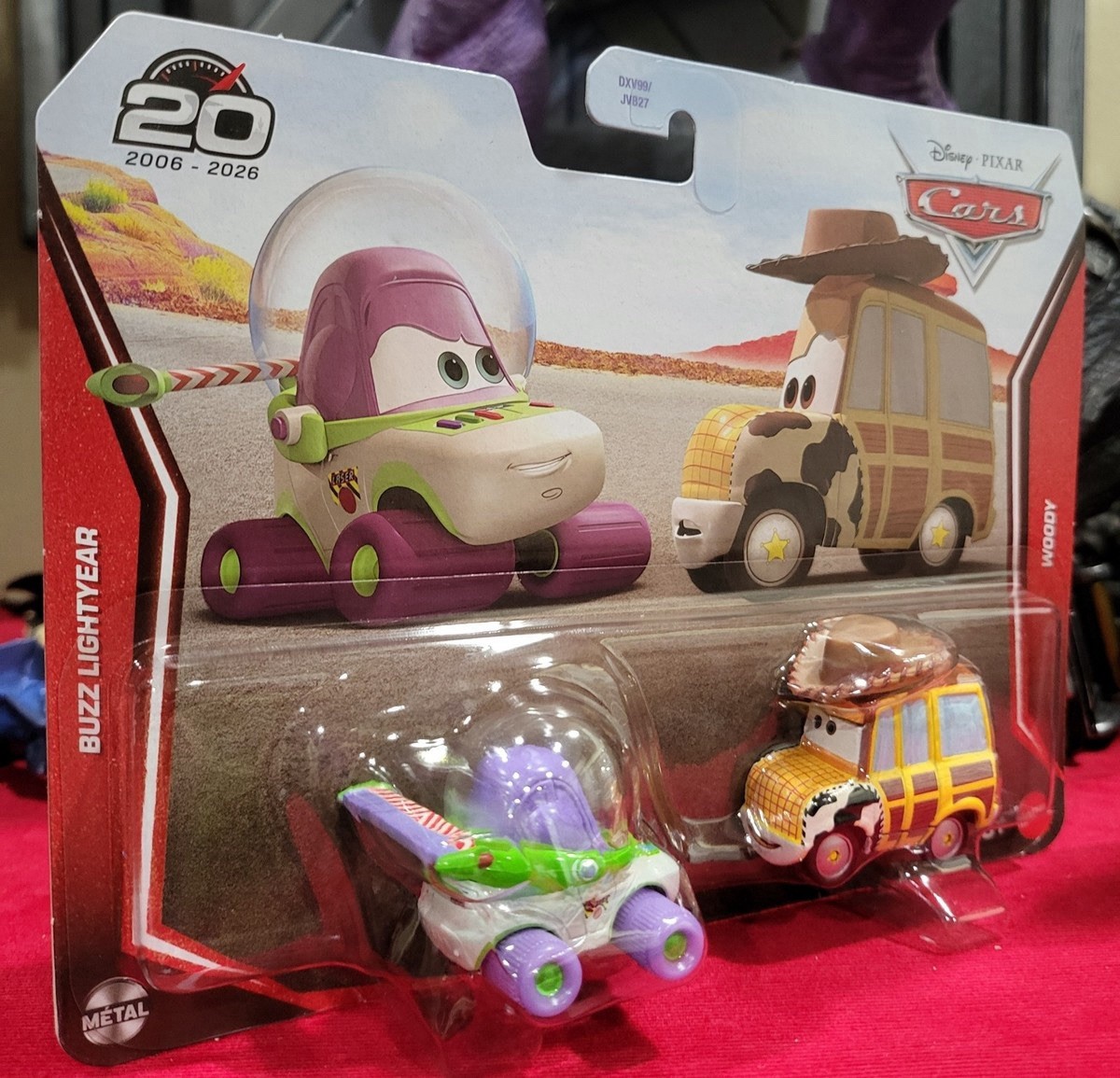 DISNEY PIXAR CARS 20th Anniversary BUZZ WOODY TOY STORY 2026 2 PACK
