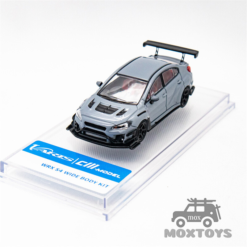 CM MODEL 1:64 STI/WRX Varis Widebody 1.0/2.0 Gray Diecast Model Car