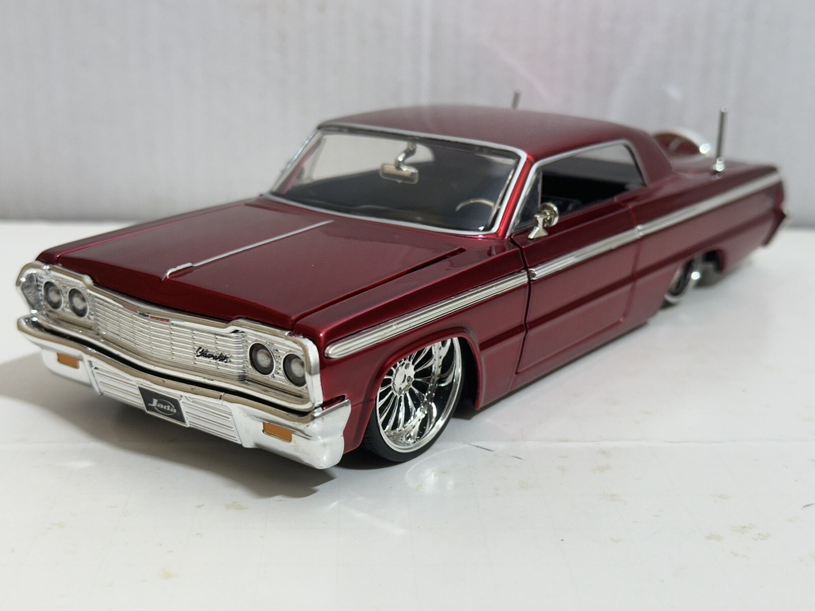 JADA BTK 1964 CHEVY IMPALA RED 1:24 DIECAST MODEL CAR NEW NO BOX