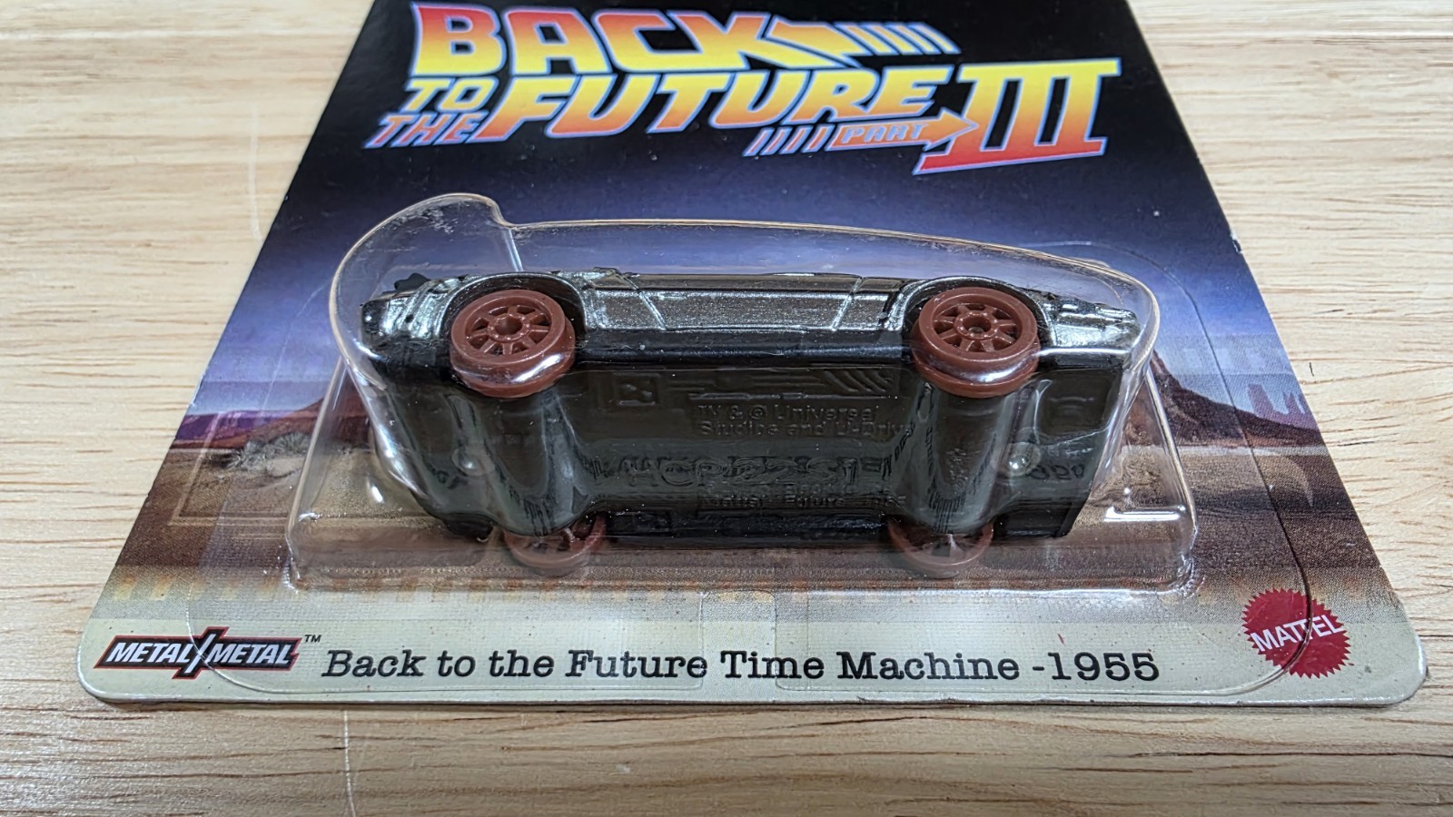 Hot Wheels Premium Back To The Future III DeLorean Time Machine 1955
