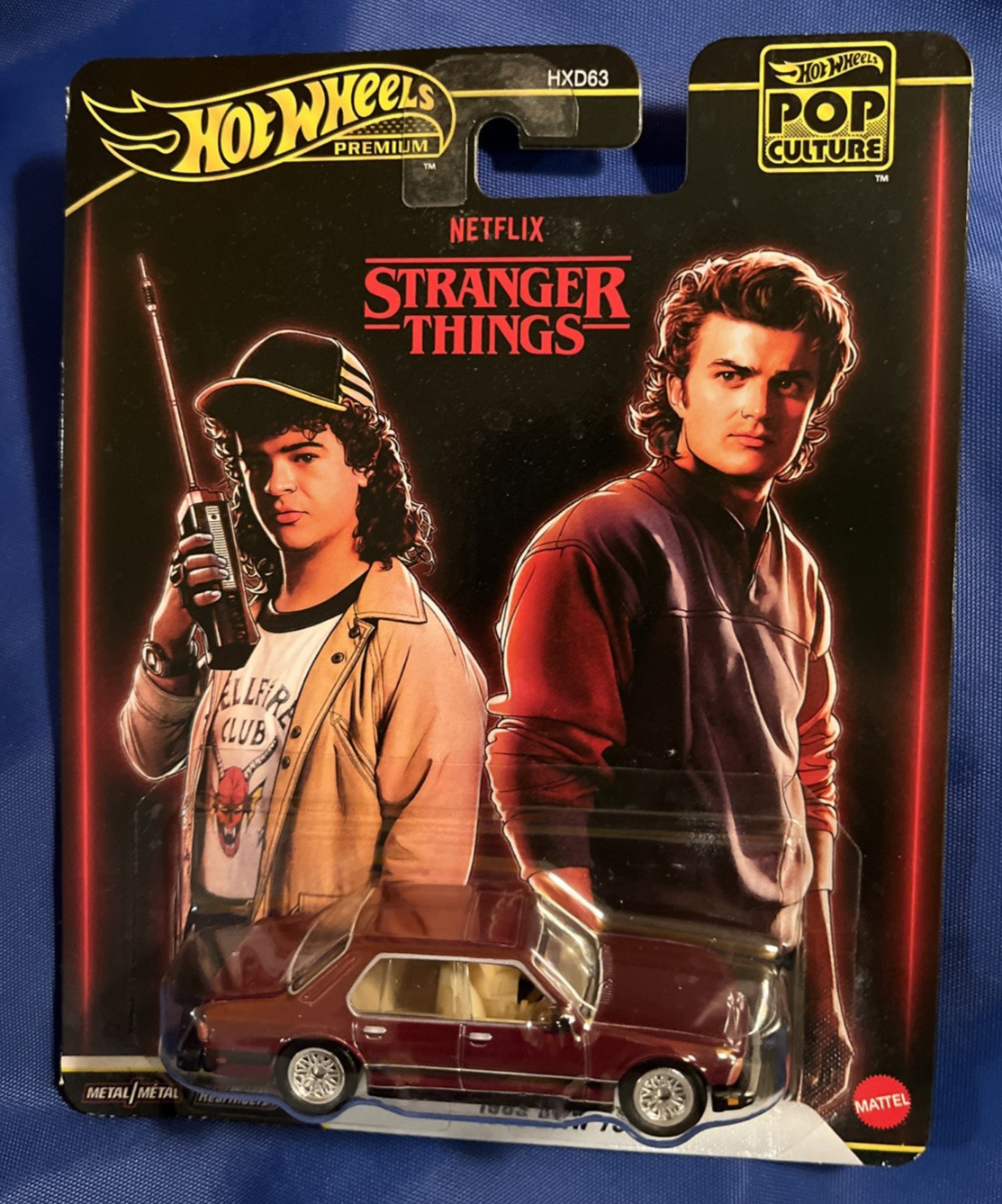 HOT WHEELS PREMIUM 2025 POP CULTURE STRANGER THINGS 1983 BMW 733i NETFLIX BONUS