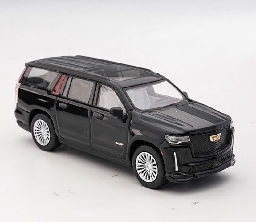 MSD 1/64 CADILLAC ESCALADE ESV Die Cast Truck -WHITE-