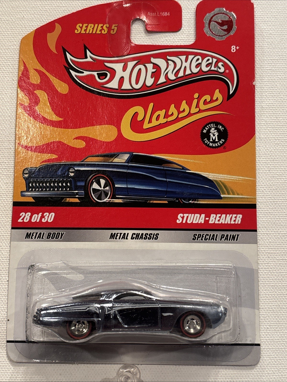 Hot Wheels Classics Series 5 – Studa-Beaker in Steel Blue Chase With real riders