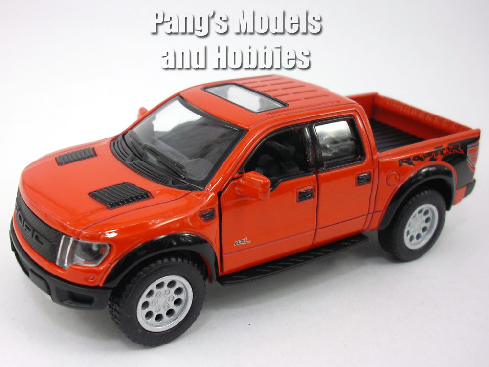 Ford F-150 SVT Raptor 1/46 Scale Diecast Metal Model by Kinsmart – RED SOLID