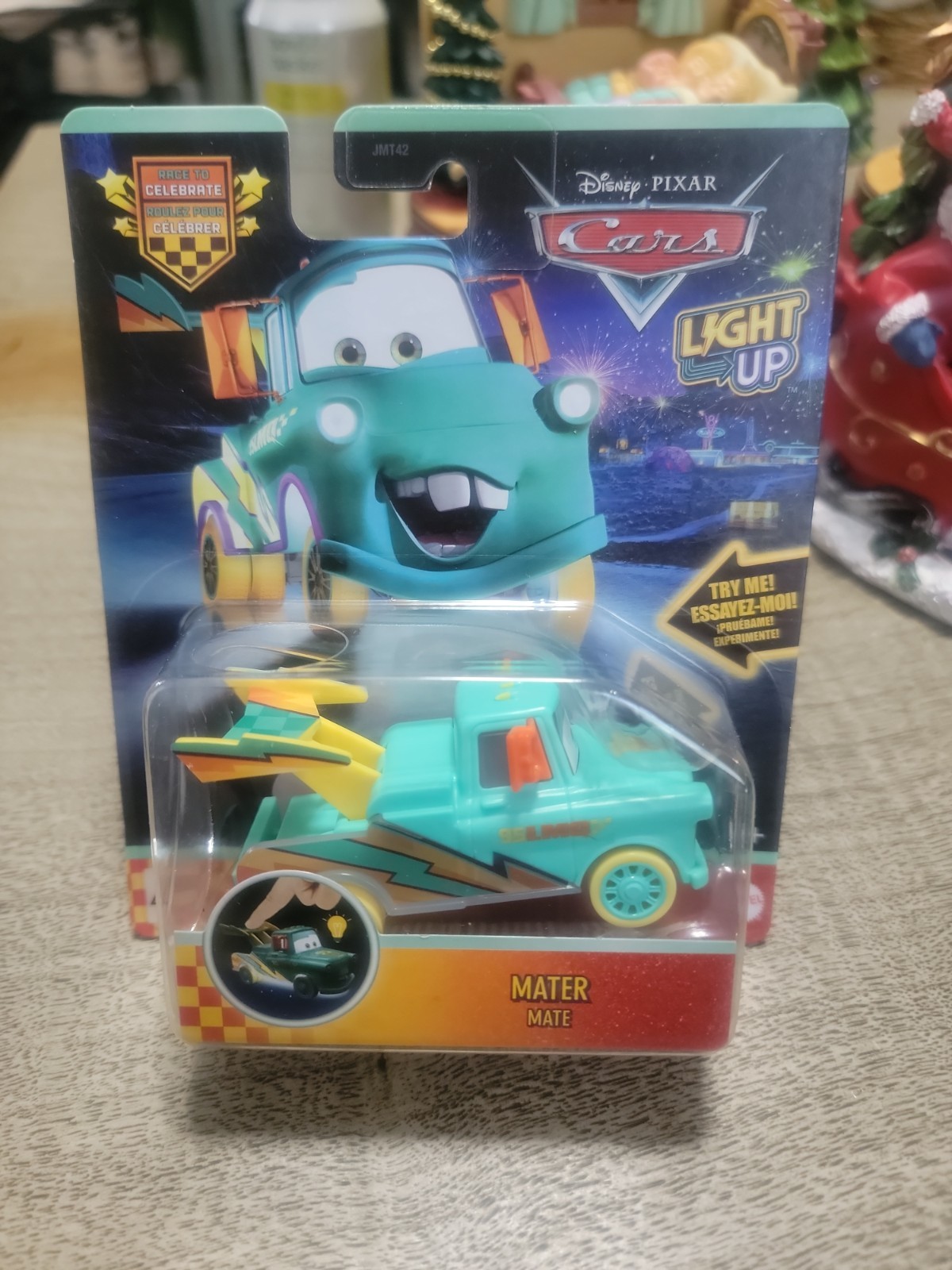 DISNEY PIXAR CARS 2026 RACE TO CELEBRATE LIGHT UP GREEN MATER