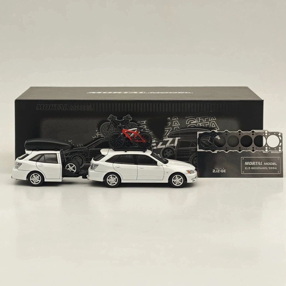 Mortal Masterpiece 1:64 Altezza Gita IS200 Trailer Set Diecast Collectible Gift