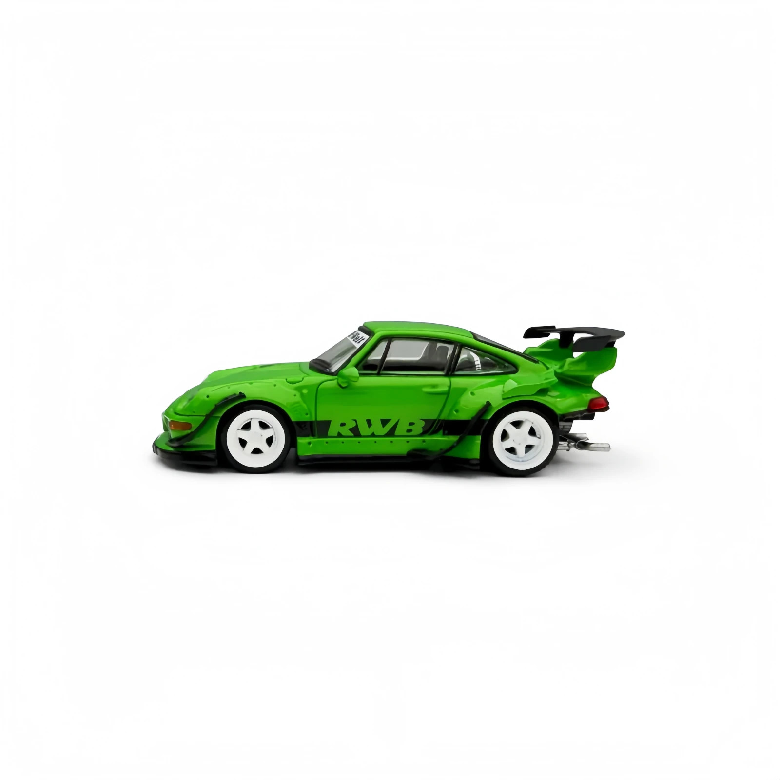Model Model 1:64 Porsche RWB 993 Green Diecast Car