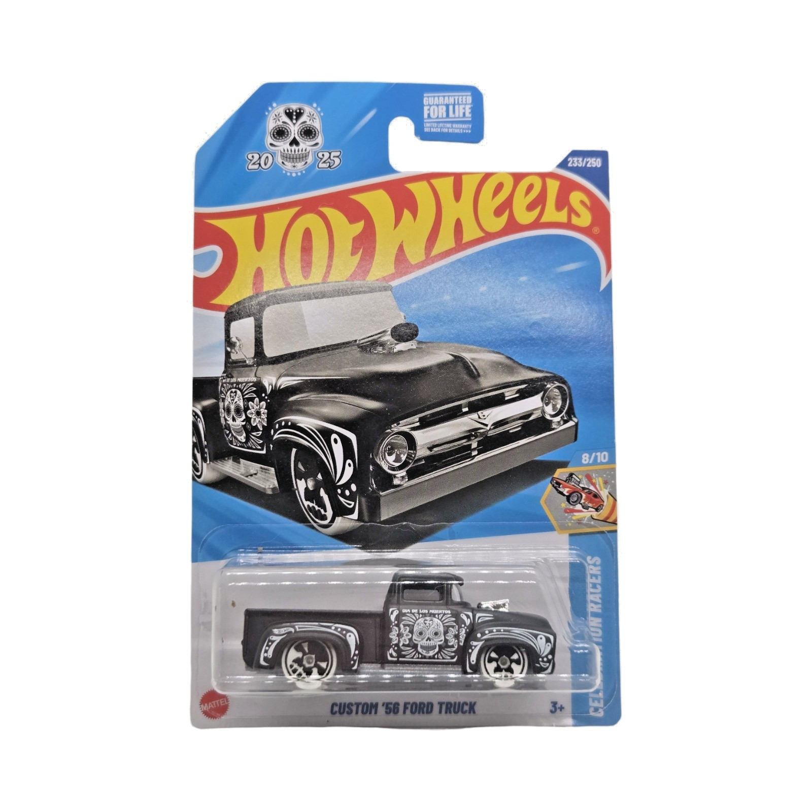2025 Hot Wheels Custom ’56 Ford Truck #233 Matte Black HTF