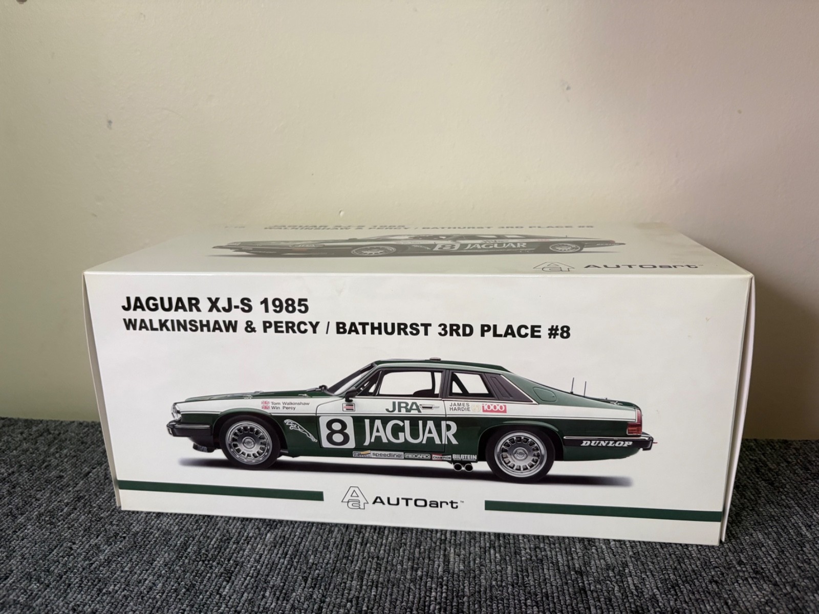 AUTOart 1:18 Jaguar XJ-S 1985 Bathurst #8 Walkinshaw Percy 3rd Place LE 416/800