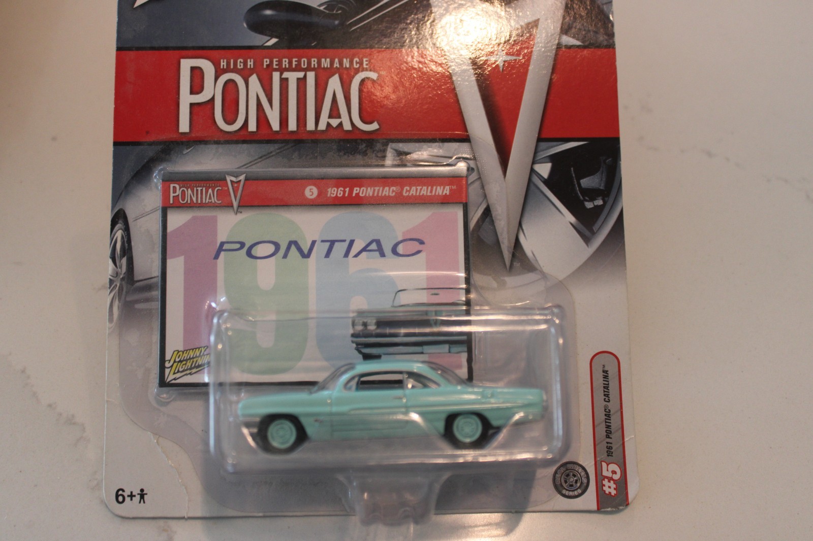WHITE LIGHTNING 1961 PONTIAC CATALINA JOHNNY LIGHTNING HIGH PERFORMANCE PONTIAC