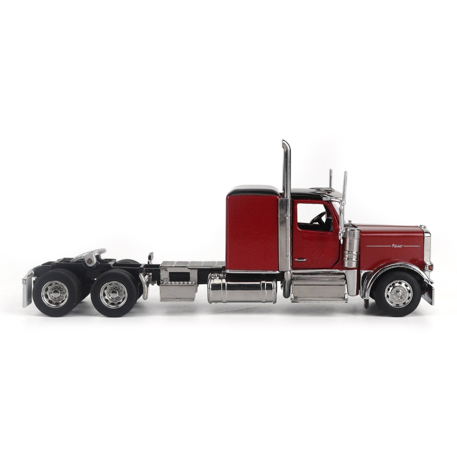 PETERBILT 589 TRUCK TRACTOR W/SLEEPER LEGENDARY RED 1/64 DIECAST MASTERS 71218