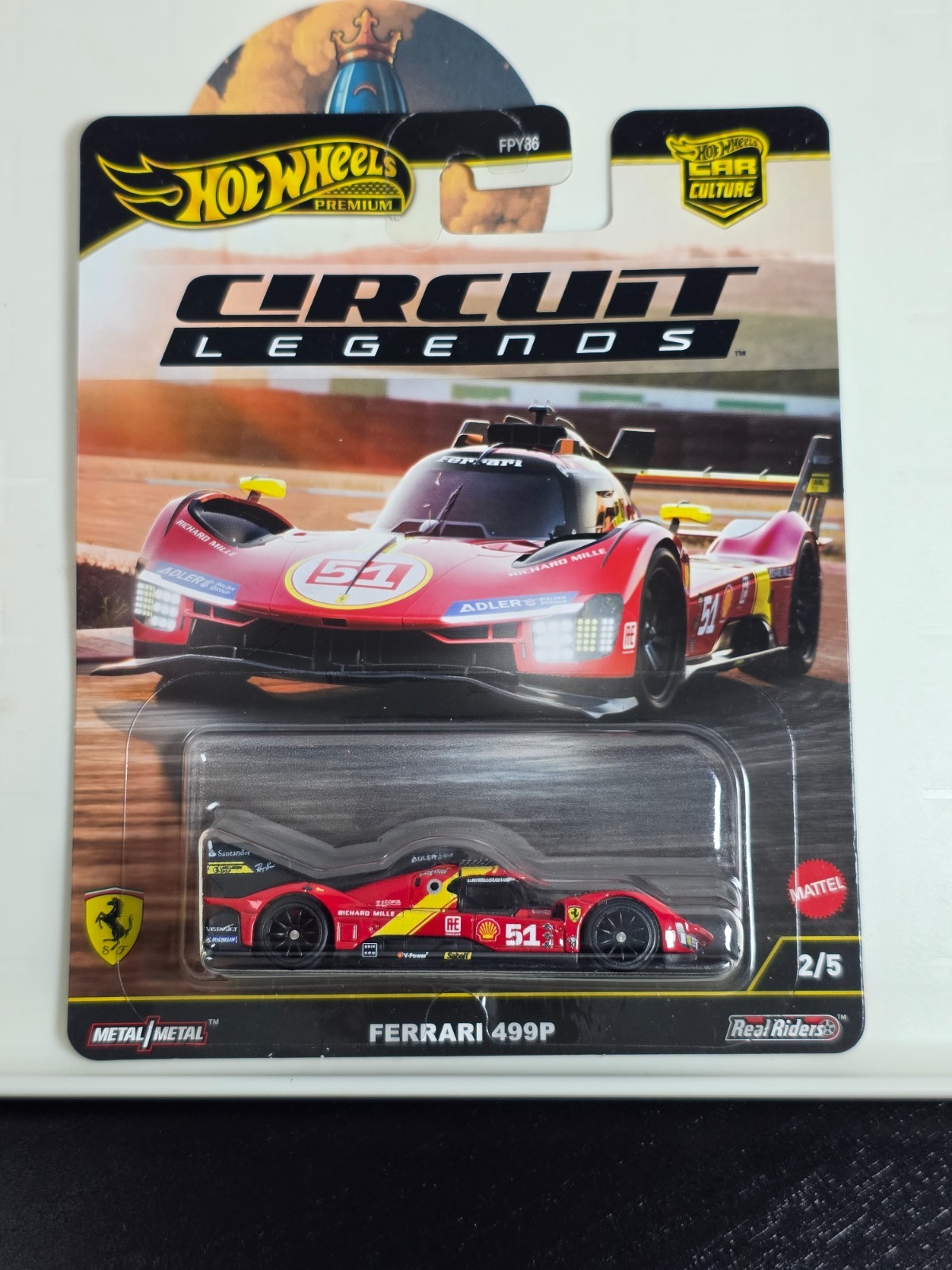 2025 Hot Wheels Premium Circuit Legends Ferrari 499P – NEW