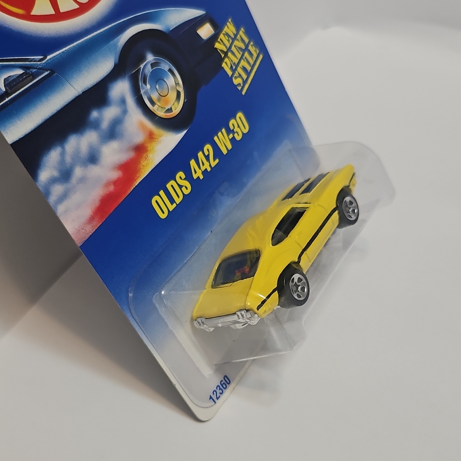 Hot Wheels Olds 442 W-30 Speed Fleet 1:64 Yellow Black Diecast 1991 Unopened