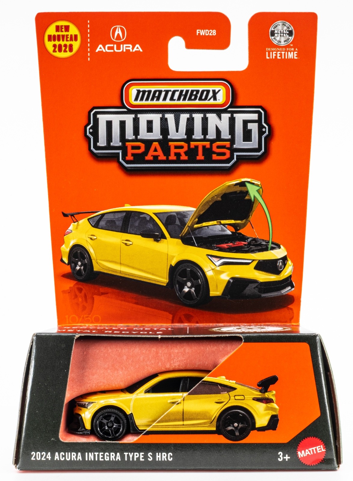 2026 Matchbox Moving Parts Mix 4 | 7-Car Set | Acura | Pontiac | Porsche | FSC