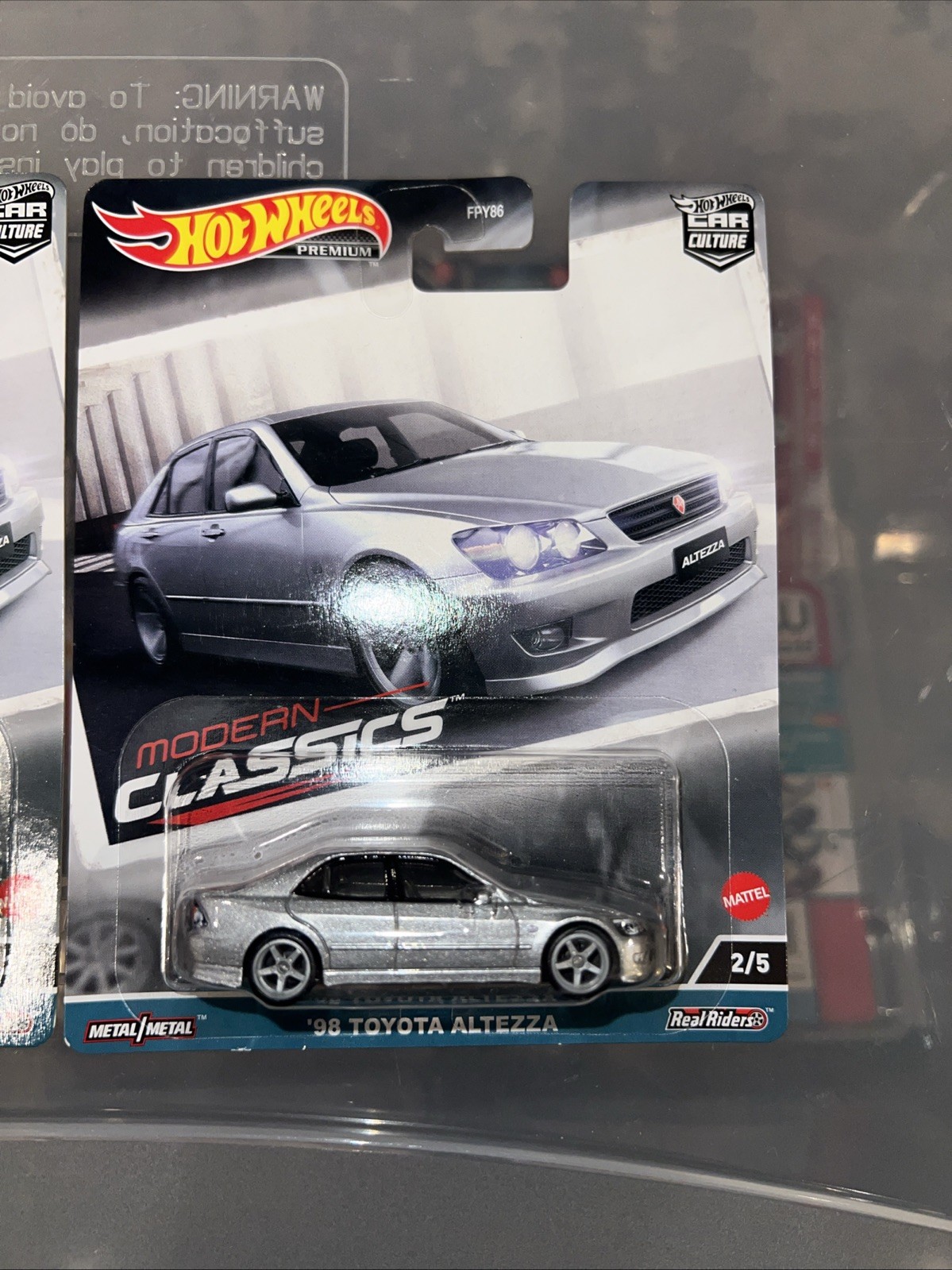 Lot Of 2 Hot Wheels 2024 Premium ‘98 Toyota Altezza Car Culture Modern Classics!