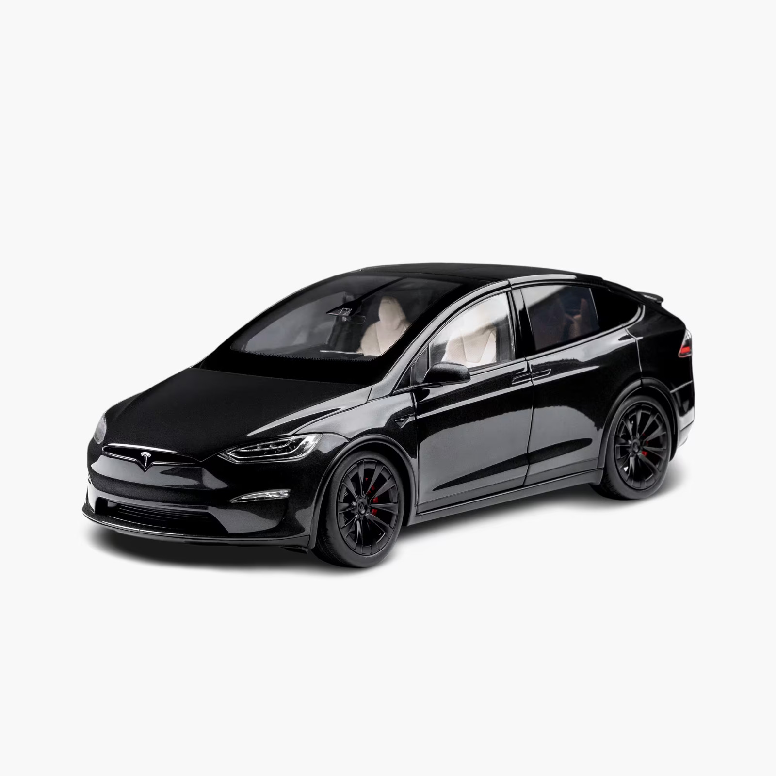 Tesla Model X Solid Black Diecast 1:18 Scale Brand New!