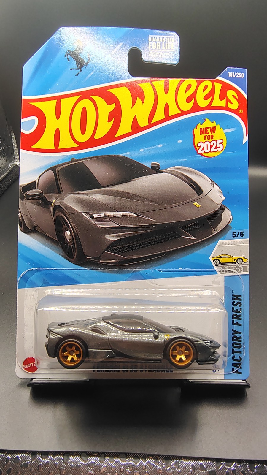 Hot Wheels Wheel Swap Ferrari SF90 Stradale (Grey) 6SPB Wheels NoScalpCustoms