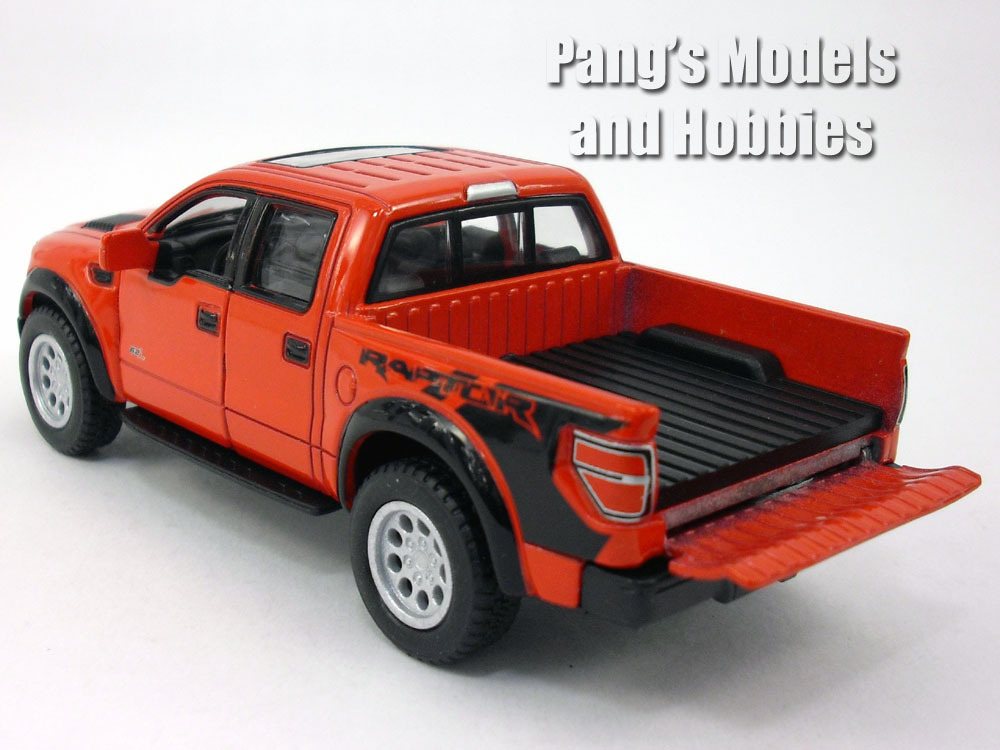Ford F-150 SVT Raptor 1/46 Scale Diecast Metal Model by Kinsmart – RED SOLID