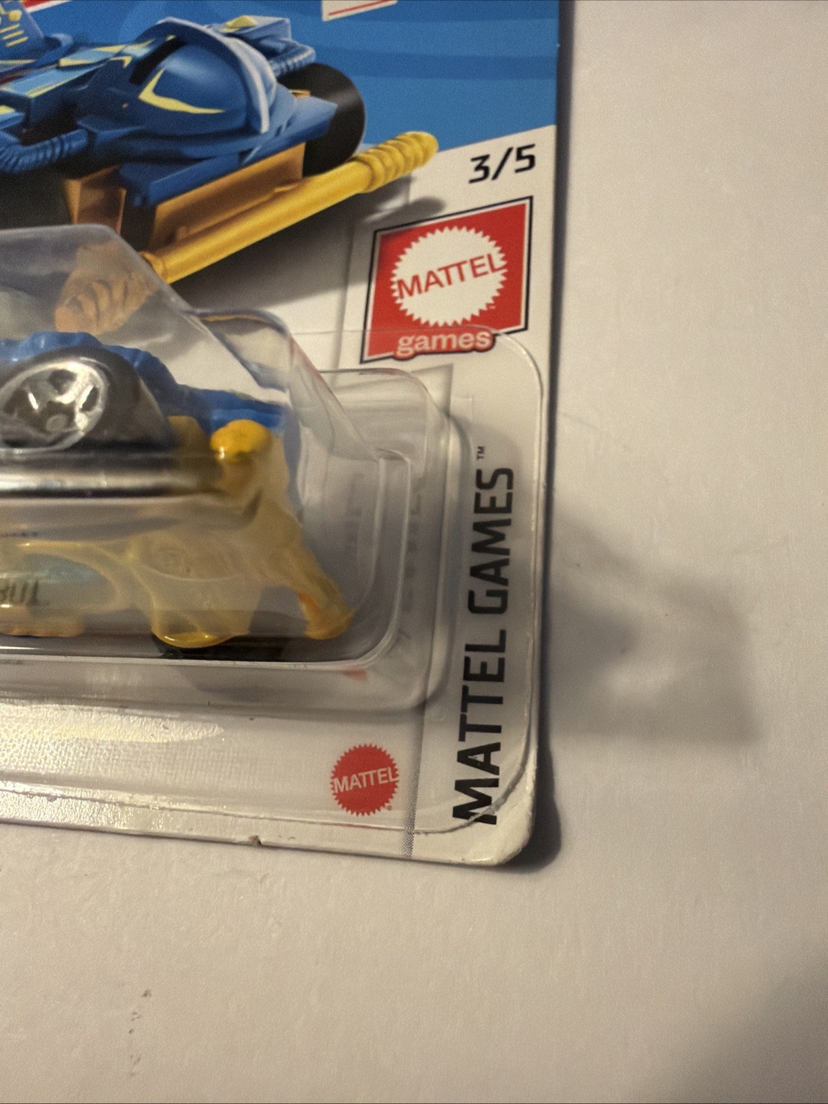Hot Wheels Rock’em Sock’em Mattel Games 3/5 Zombot 46/250 Blue/Yellow