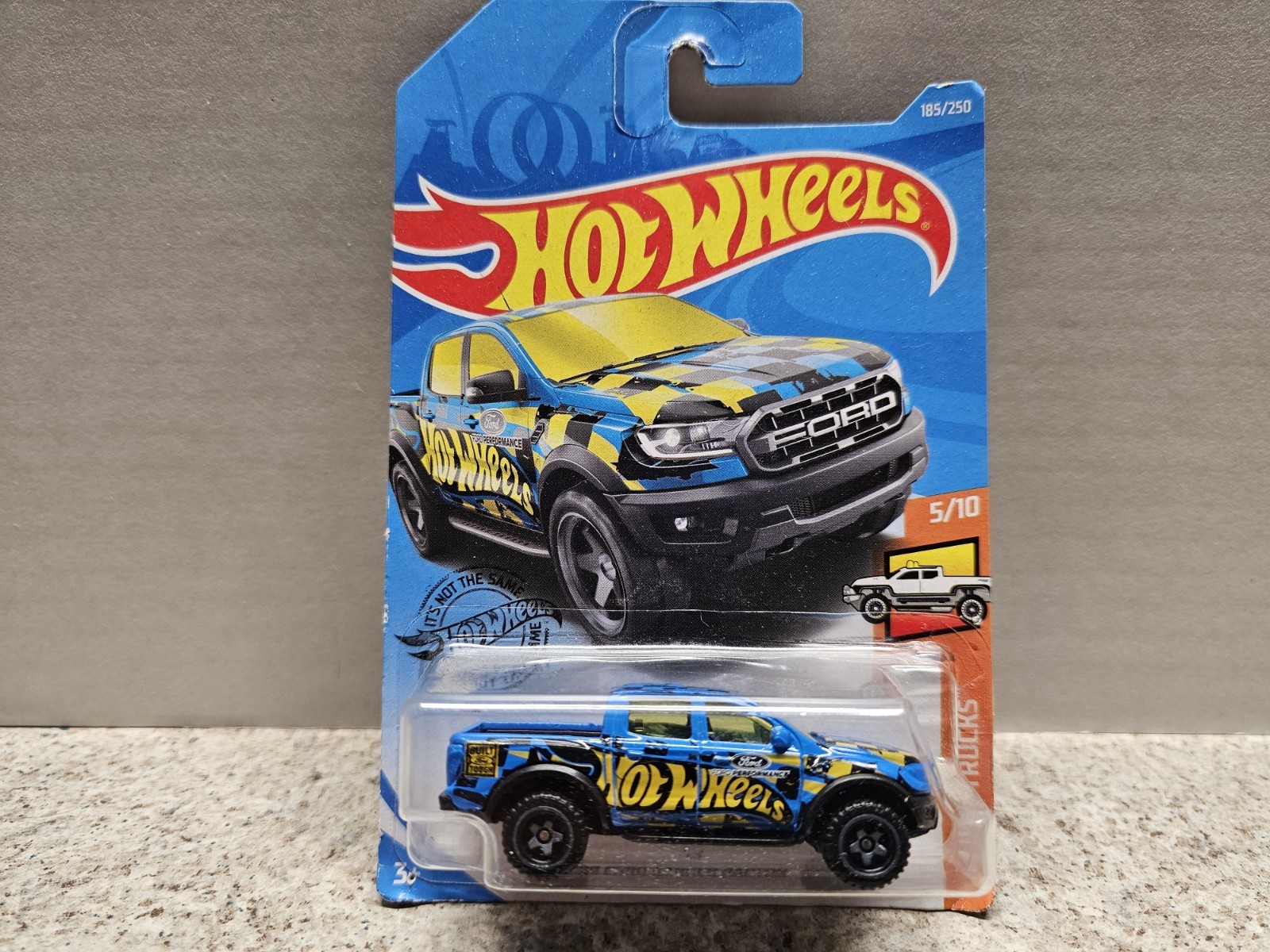 Hot Wheels 2019 Ford Ranger Raptor HW Hot Trucks 5/10 NIP #185/250