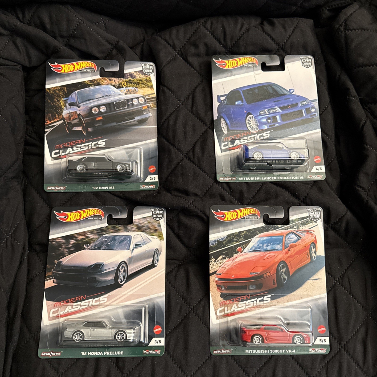 2021 Hot Wheels Premium -Modern Classics Set of 4 MISSING #1 READ DESCRIPTION!