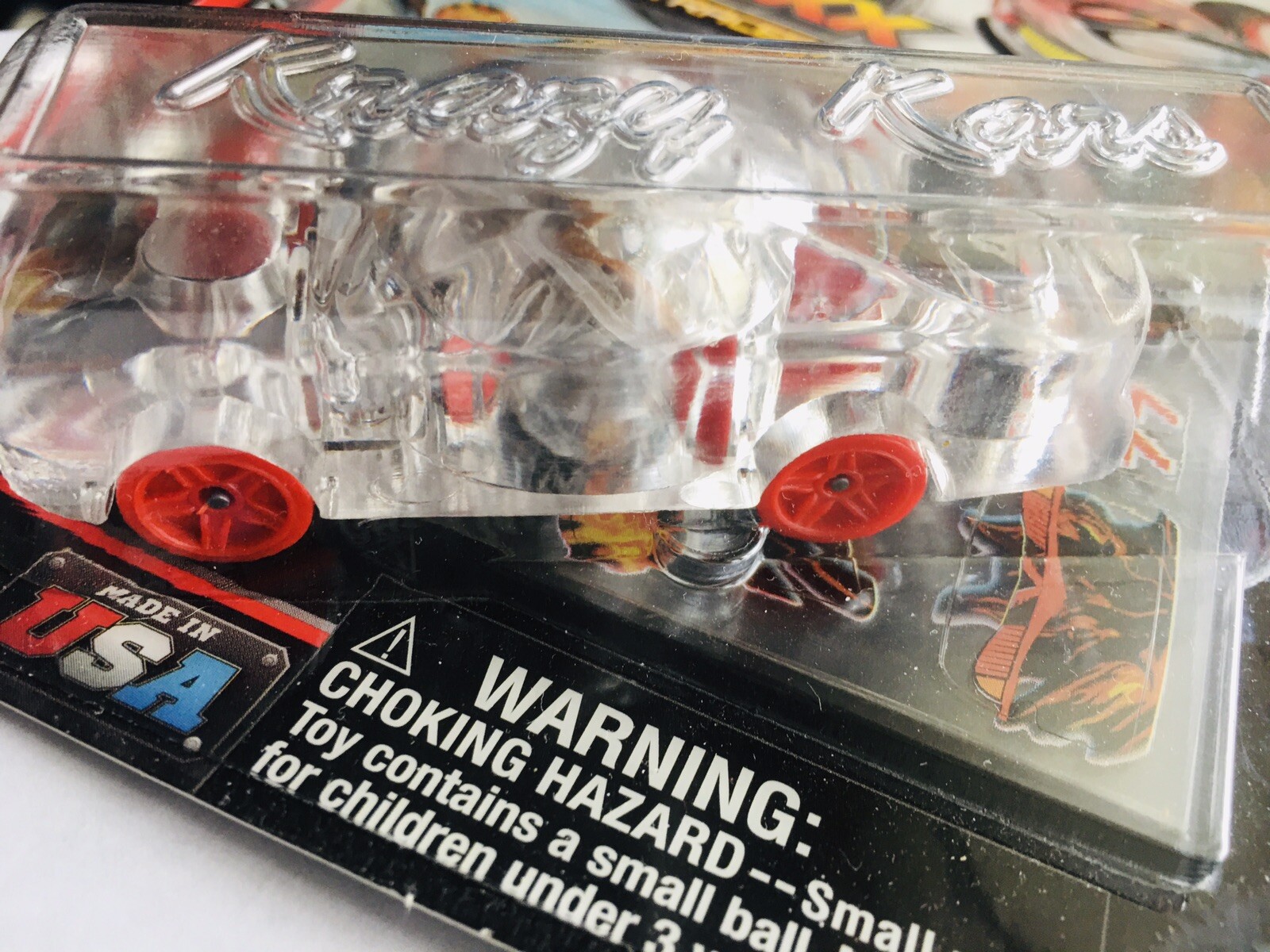 Max Traxx Marble Racers Red Wheels Krazy Kars Light-Up Action