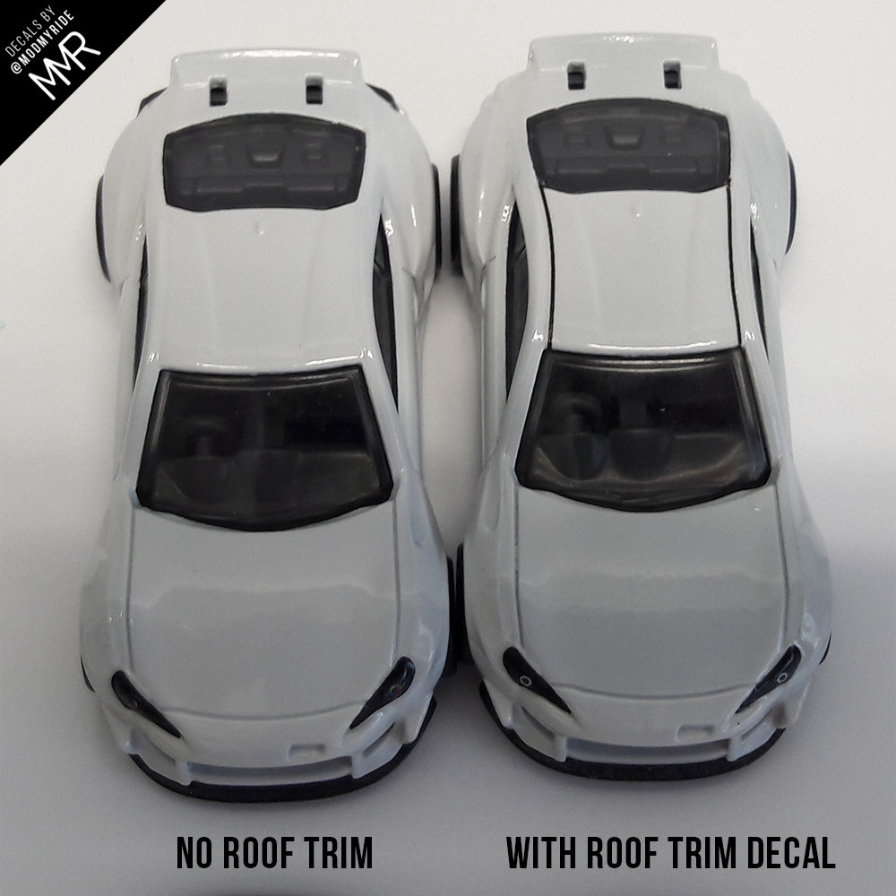 1/64 Scale PANDEM BRZ Custom Waterslide Decals Headlight Taillight Hot Wheel