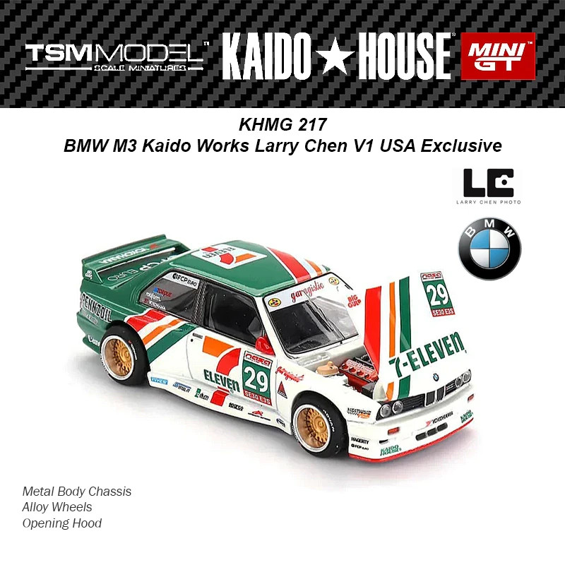 NEW Kaido House BMW M3 Kaido Works Larry Chen V1 USA Exclusive KHMG217 1/64 2026