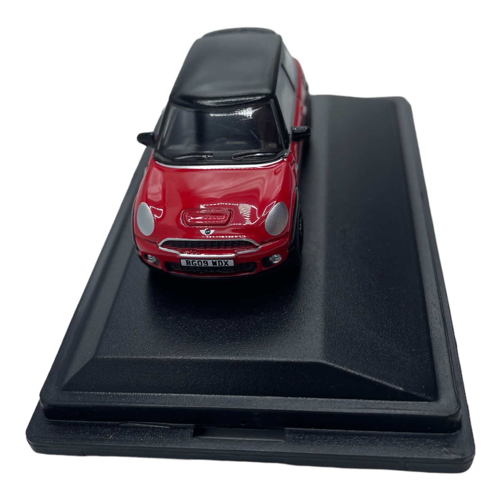 MINI Cooper S Hardtop R56 Chili Red with Black Roof Diecast car Pair of Two