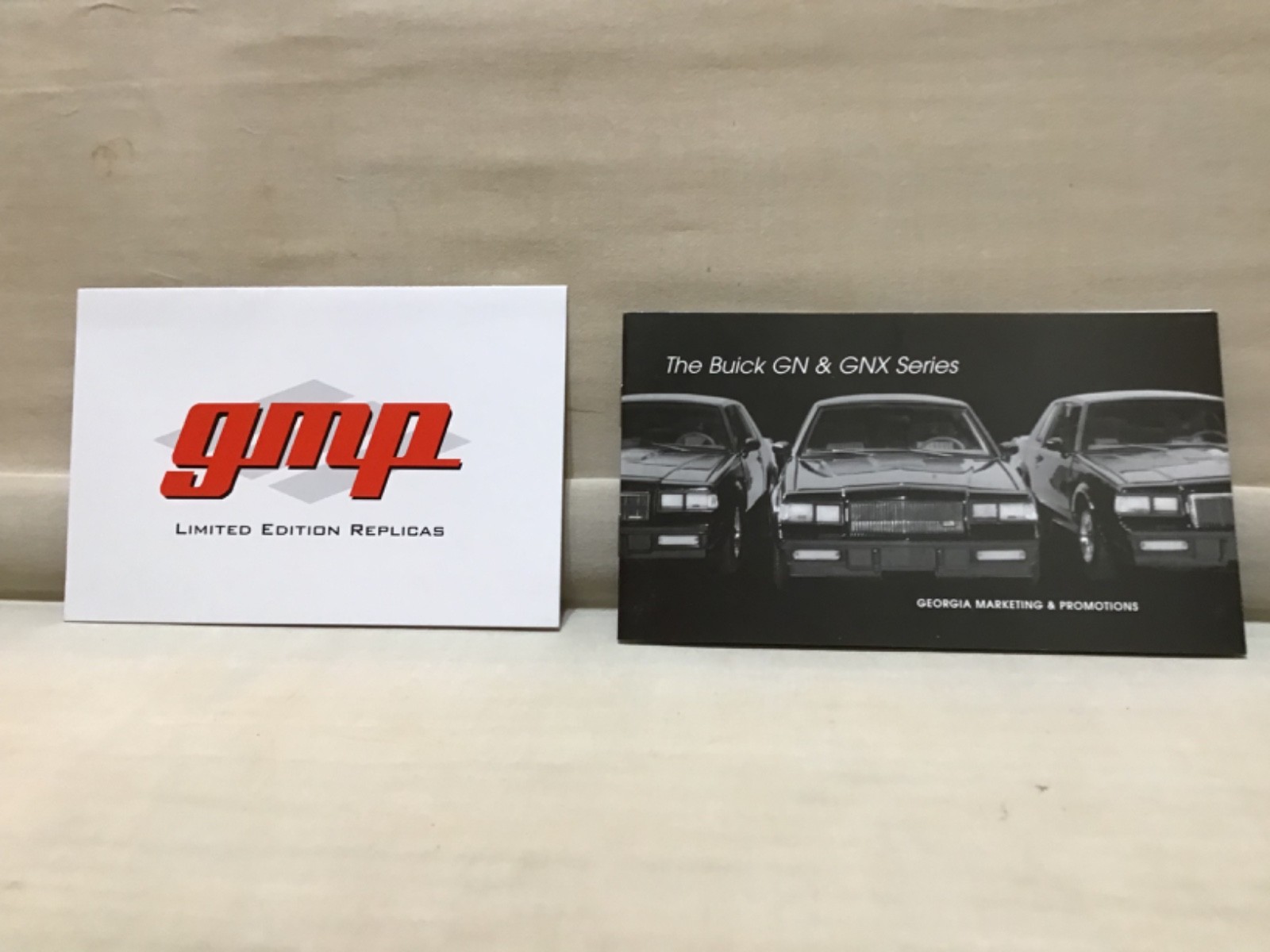 BUICK GRAND NATIONAL 1987 BLACK GMP #8201 DETAILED DIECAST RARE 1/24 read defect